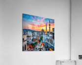 Sunset Over the City Acrylic Print
