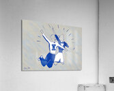 Vintage Indiana State Sycamore Cheerleaders Art Acrylic Print