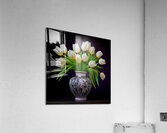 White Tulips in My Best Vase Acrylic Print