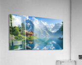 Sanctuary of the Peaks Acrylic Print