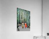 Geishas in bamboo forest 2 Acrylic Print