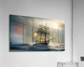  Illuminated Ship in the Storm Acrylic Print