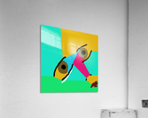 Morning rain hazel eyes  Acrylic Print