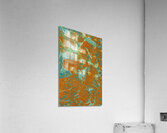 mocha turquoise Acrylic Print