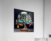 A tree from the world of gemstones  Acrylic Print