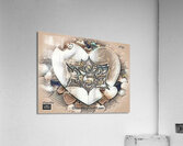 Art   Shabat Shalom CHOCOLATE AA Impression acrylique