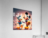 Mickey and Donalds Dance Party Acrylic Print