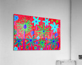 Abstract Bright Flowers  Acrylic Print