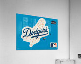 1985 Fleer LA Dodgers Decal Wall Art Acrylic Print