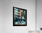 The Enchanting Marguerite Edelweiss In A Serene Dreamlike Floral Setting Adorable AI Concept Art by Xzendor7  Acrylic Print