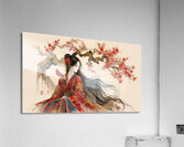 Ethereal Beauty Under the Cherry Blossoms Acrylic Print