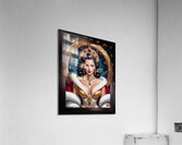 The Breathtaking Portrait Of The Ethereal Beauty Adelina Vespera Mesmerizing AI Concept Art by Xzendor7 Acrylic Print