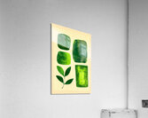 Green Abstract Shapes Acrylic Print