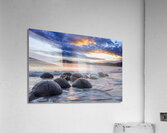 Moeraki Boulders New Zealand Acrylic Print