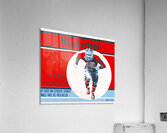 1956 Mississippi Football Ticket Remix Art Acrylic Print