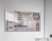 Vintage Detroit Tigers Upper Deck Ticket Art Acrylic Print