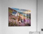 Redheaded Beauty in the Heather Acrylic Print