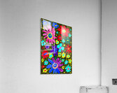 Abstract Colourful Florals Acrylic Print