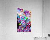 Abstract Vibrant Florals  Acrylic Print