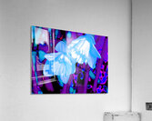  Abstract Neon Daffodils                                                                                                                     Acrylic Print