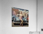 50s  PIN UP GIRL II  Acrylic Print