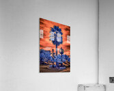 Radiant Dusk: Capturing the Charm of Inverness Florida Acrylic Print