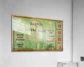 1938 Illinois Fighting Illini at Notre Dame Fighting Irish Acrylic Print