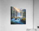 Mystical Waterfall Paradise – A Breathtaking Nature Escape 1 Acrylic Print