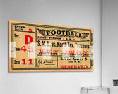 1940 North Texas Teachers College Eagles at SMU Mustangs Acrylic Print