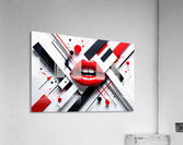 Red Lips Art Acrylic Print
