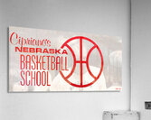 1975 Ciprianos Nebraska Basketball School Acrylic Print
