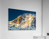 Gorgeous sunrise at the top of the Ortler Mountain in South Tyrol  Acrylic Print