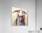 Default A cartoon anteater with its tongue sticki Acrylic Print