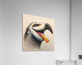 Default A cartoon anteater with its tongue sticki Acrylic Print