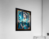 Moonlit Portrait Of The Renaissance Beauty Aurelia Valeriana Mesmerizing AI Concept Art by Xzendor7 Acrylic Print