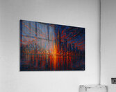The City Bleeds Light Acrylic Print