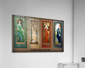 Elisabeth Sonrel Art Nouveau Maiden Bird Series  Acrylic Print