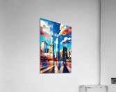 New York Illustration Acrylic Print