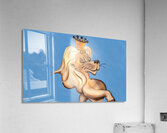 1950s Detroit Lion Champion Cartoon Acrylic Print