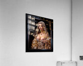 Renaissance Portrait Of The Seductive Beauty Lycia Lysandra Captivating AI Concept Art by Xzendor7 Acrylic Print
