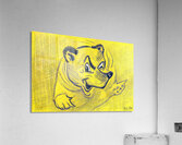 1940s Eric Johnson Cal Golden Bear Cartoon Acrylic Print