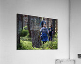  Running the Scottish Highlands Trail                                                                                                Acrylic Print