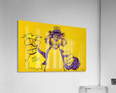 1960s LSU Tiger Cartoon Art Acrylic Print