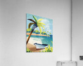 Tropical Escape: A Journey to Serenity Acrylic Print