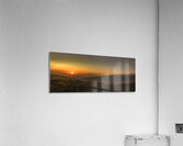Central America Sunset Panorama  Acrylic Print