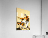 1940s Football Kicker Art Acrylic Print