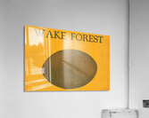 Early 1900s Wake Forest Football Art Acrylic Print