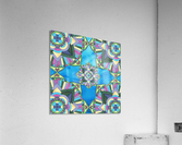 Hand Painted Mandala Watercolor Meditation Pattern III Acrylic Print