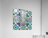 Hand Painted Mandala Watercolor Meditation Pattern II Acrylic Print
