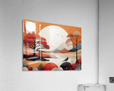 Japanese Autumn Serenity   GIA2501 0435 ILU Acrylic Print